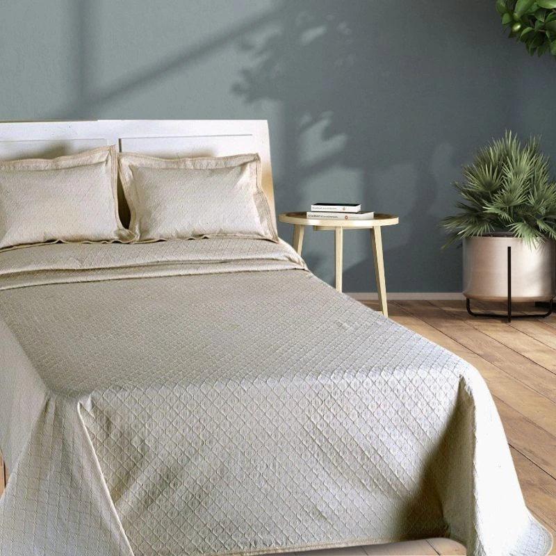 Colcha de verano beige - Algodonea