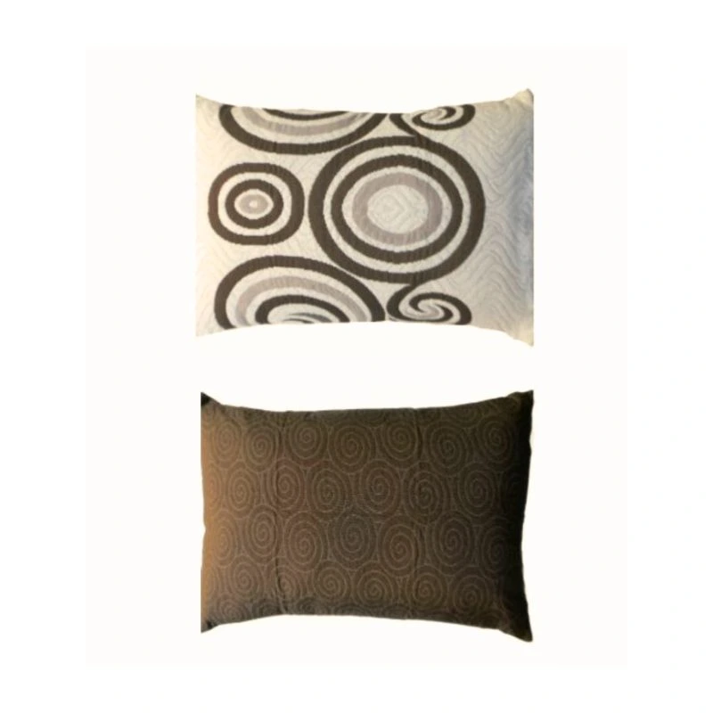 Cojines a juego con la Colcha reversible Yvone en tonos marrones
