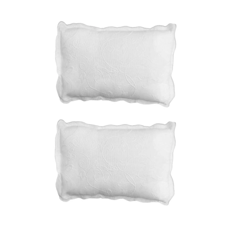 Cojines colcha blanca Julia - Algodonea