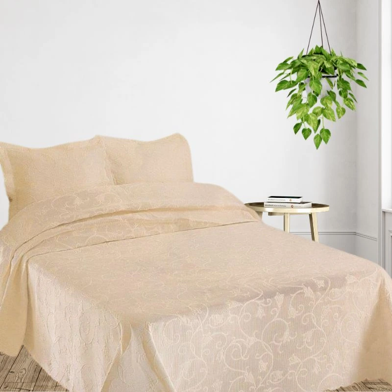 Colcha beige Portugal - Algodonea