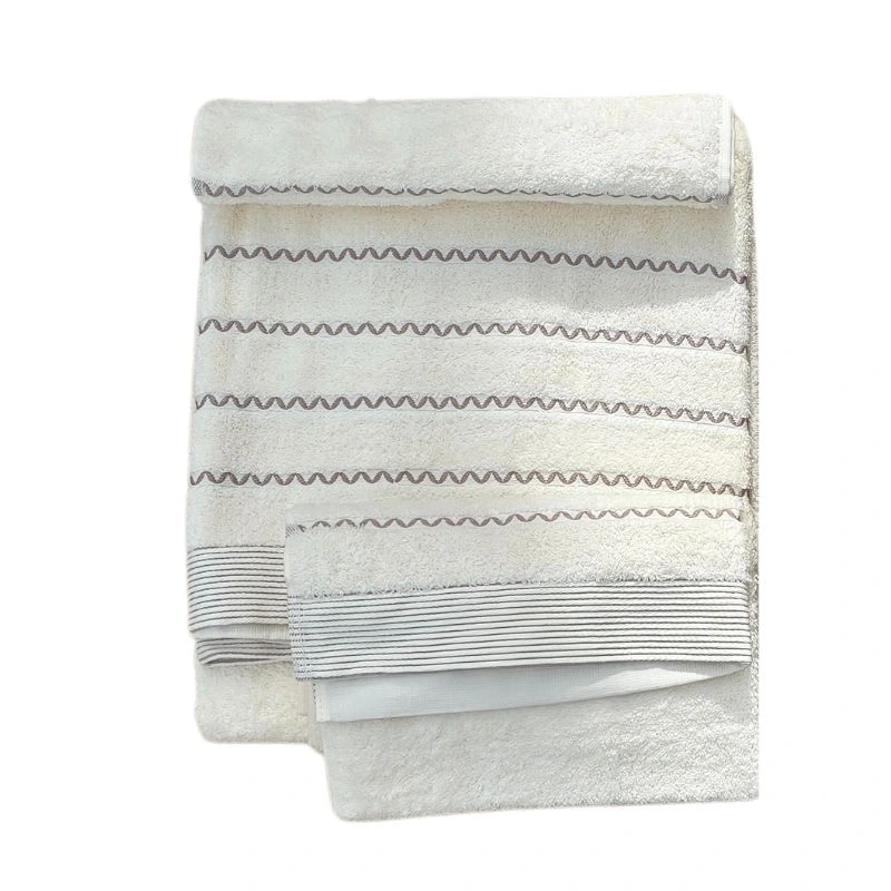 Juego de 3 toallas portuguesas beige