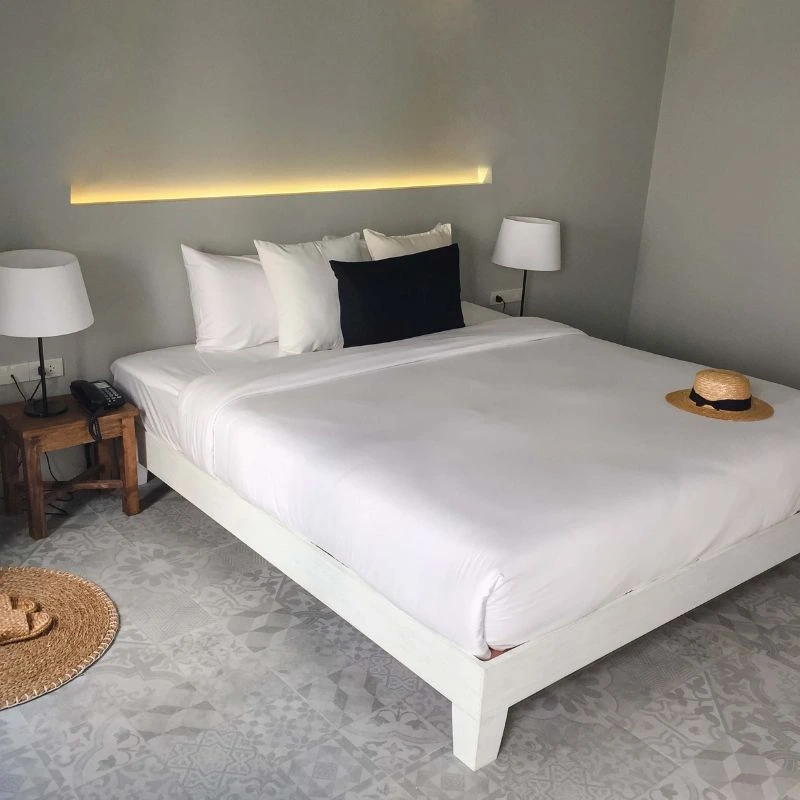 Juego de sábanas de hotel