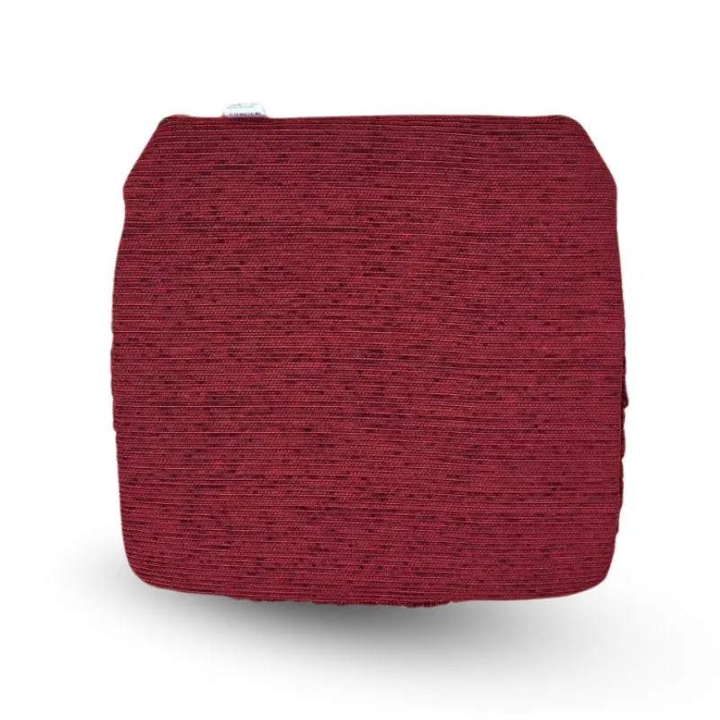 Cojín de Silla burdeos con Volante