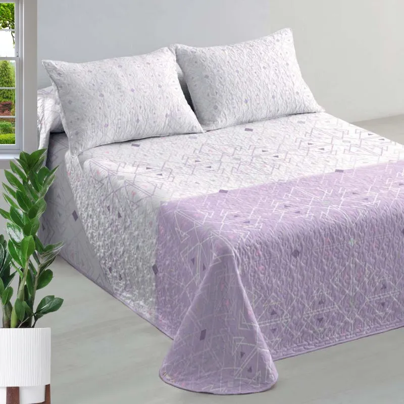 Colcha de verano bouti Lirios lila